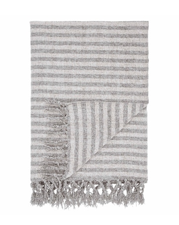 Catherine Lansfield Striped Chenille Throw
