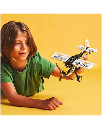 LEGO Technic Bush Plane Aircraft Toy, Airplane Model, Engineering Vehicle 42198