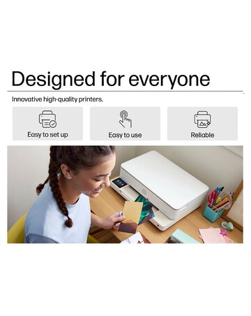 HP Envy 6120e All in One Printer - White