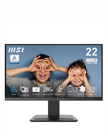 MSI PRO MP223 E2 22in FHD 100Hz 1ms Adaptive-Sync Flat Monitor