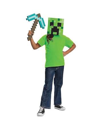 Minecraft Pickaxe & Mask Set