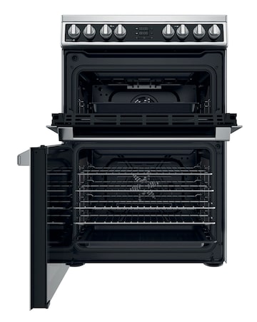 Hotpoint HDM67V8D2CX/UK 60cm Electric Double Cooker + Installation