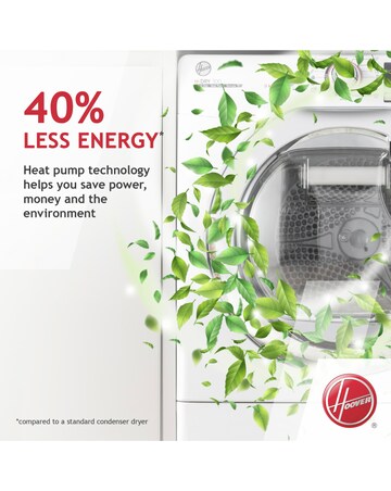 Hoover NDEH11A2TCEXM-80 11kg Heat Pump Tumble Dryer White + Install