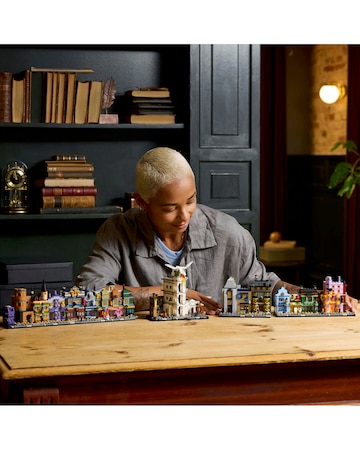 LEGO Harry Potter Diagon Alley Wizarding Shops, Wizard Set for Adults 76444