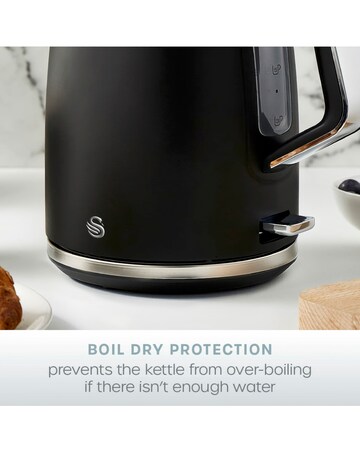 Swan Serenity Black 1.7L Kettle