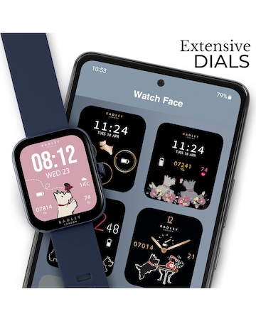 Radley Series 32 Silicone Strap Smart Watch - Navy