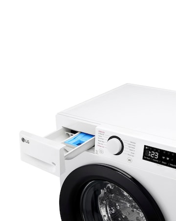 LG TurboWash with AI F4Y510WBLN1 10 kg 1400 Spin Washing Machine - White