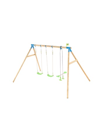 TP Woburn Wooden Triple Swing Set