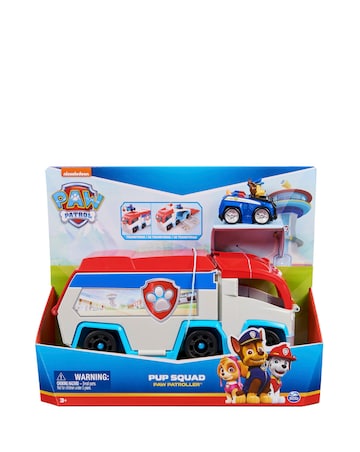 PAW Patrol Pup Squad Patroller with Chase Squad Racer Set