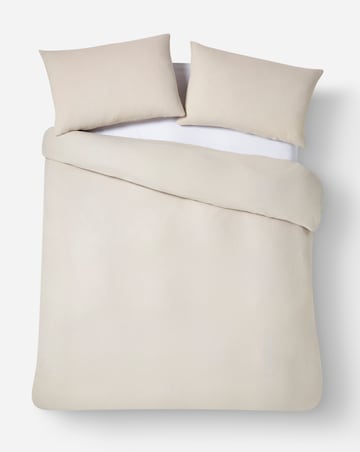 Cotton Crinkle Muslin Duvet Set - Natural