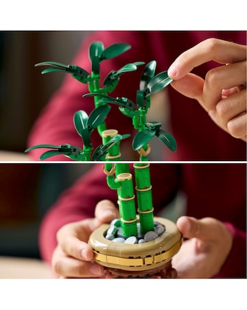 LEGO Botanicals Lucky Bamboo Indoor Plant Decor, Gift for Nature Lovers 10344