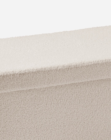 Teddy Boucle Foldable Storage Ottoman