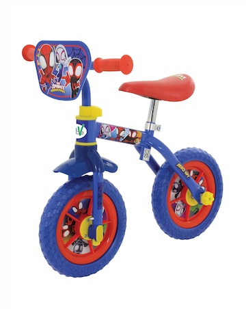 MoVe Spidey & His Amazing Friends 2 in1 10inch Training Bike