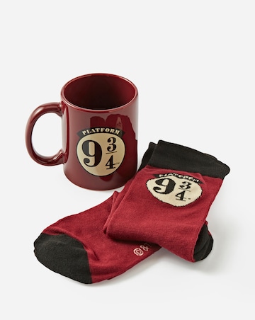 Harry Potter (Platform 9 3/4) Mug & Sock Set