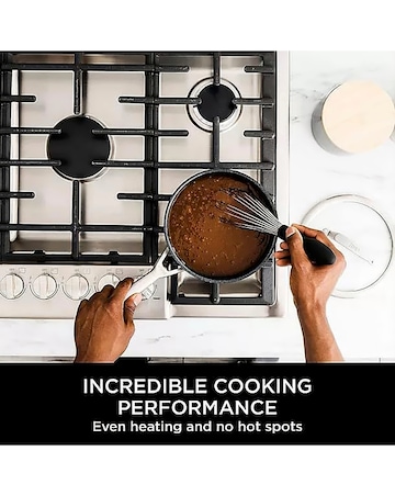 Ninja Foodi ZEROSTICK Stainless Steel 20cm Saucepan with Lid