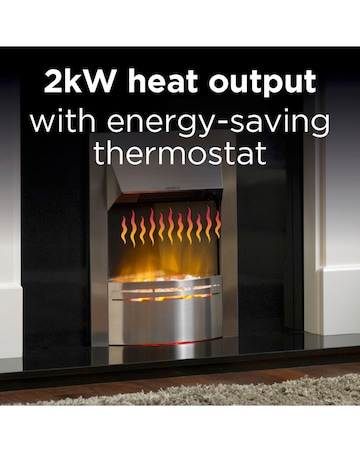 Dimplex Dakota Brushed Stainless Steel Inset Fire