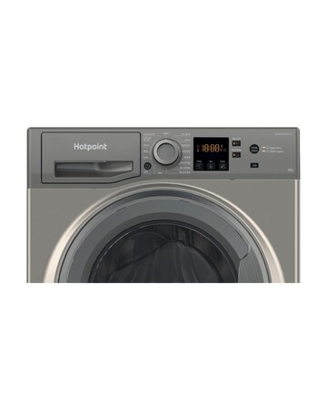 Hotpoint Anti-Stain NSWM 846 GG UK 8kg, 1400rpm Washing Machine - Graphite
