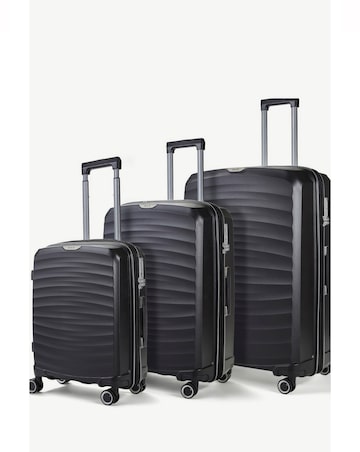 Rock Sunwave 3pc Suitcase Set