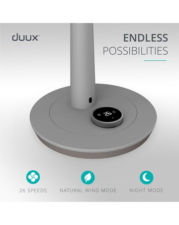 Duux Whisper 2 Grey Pedestal Fan