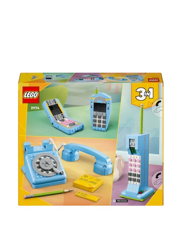 LEGO Creator 3in1 Retro Telephone 1960s Vintage Toy 31174