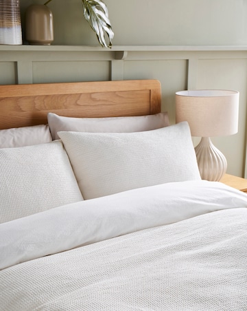 Waffle Pure Cotton Duvet Cover Set