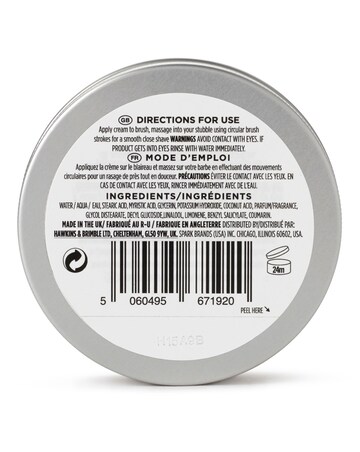 Hawkins & Brimble Shaving Cream 100ml