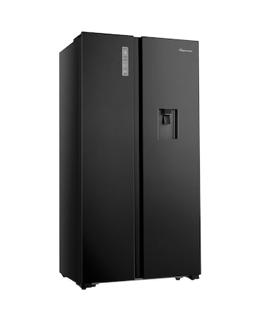 Fridgemaster MS91520DEB American Fridge Freezer with Water Dispenser - Black