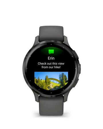 Garmin Venu 3S 41mm Smartwatch - Pebble Grey & Slate with Silicone Band