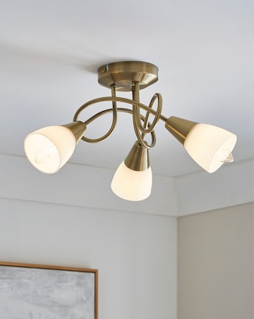 3 Shade Ceiling Light