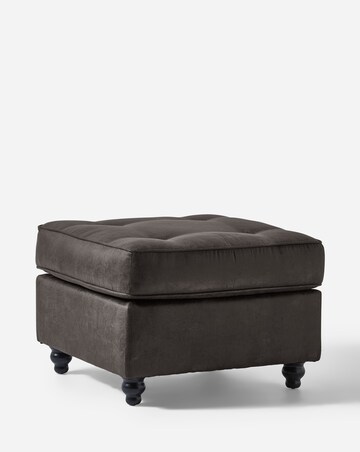 Oakland Faux Leather Footstool