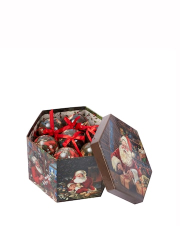 Three Kings Santa's Workshop Baubles - Set of 14