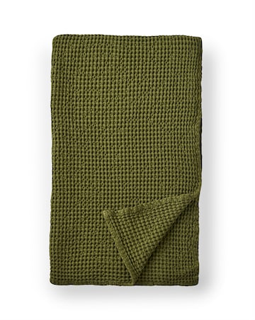 Pineapple Elephant Jaipur Waffle Cotton Throw