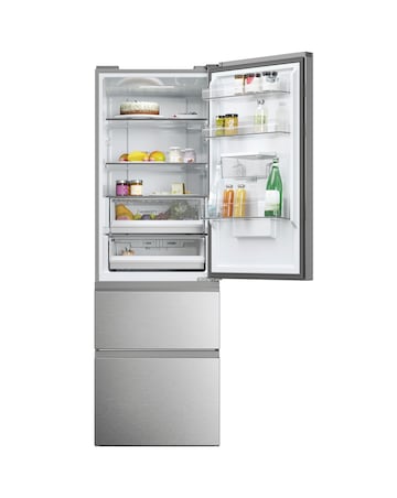 Haier HTW5618EWMG Combi Series 5 Water Dispenser Fridge Freezer - Inox