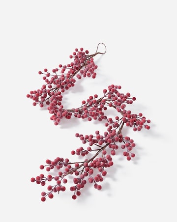 Frosted Red Berry Garland