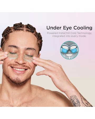 Shark CryoGlow Under-Eye Cooling & LED Anti-Ageing & Blemish Repair Mask - Lilac