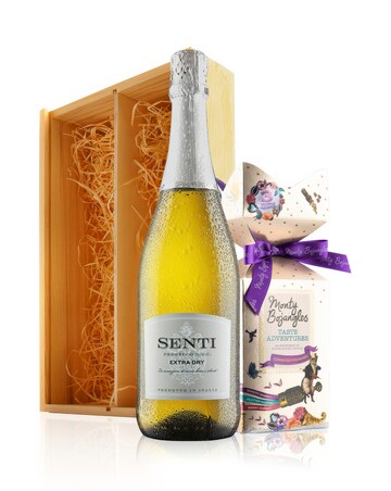 Virgin Wines - Prosecco and Monty Bojangles Chocolates Gift Set