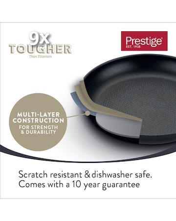 Prestige 9x Tougher Twin Frypans