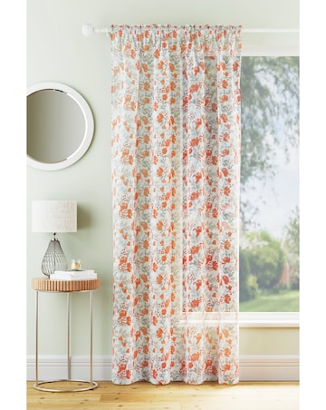 Mia Floral Printed Voile Panel