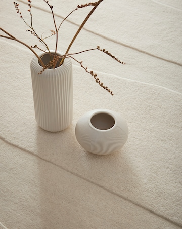 Sculptured Wool Rock Rug