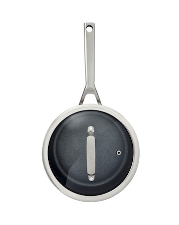 Ninja Foodi ZEROSTICK Stainless Steel 20cm Saucepan with Lid