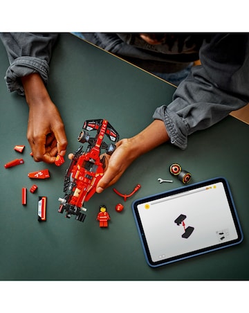 LEGO Speed Champions Ferrari SF-24 F1 Race Car Toy Vehicle and Driver Set 77242