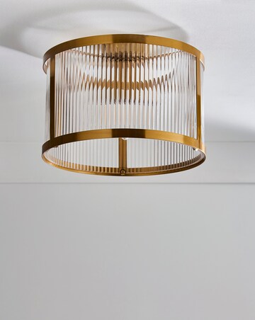 Joanna Hope Serena Ribbed Glass Celing Light