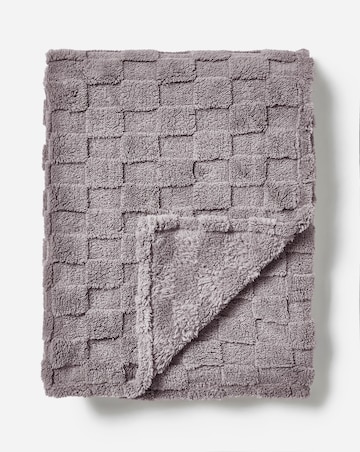 Gray & Osbourn Chequerboard Fleece Throw