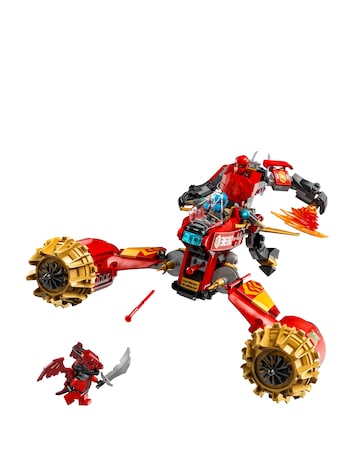 LEGO NINJAGO Kai's Mech Storm Rider Combo Ninja Toy Building Kit 71830