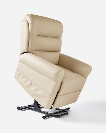 Brockton Faux Leather Electric Recliner Armchair