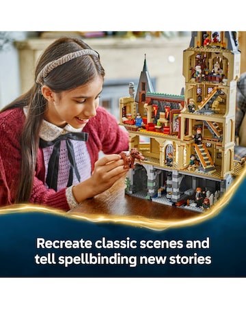 LEGO Harry Potter Hogwarts Castle: The Main Tower Set, Wizard Gift 76454
