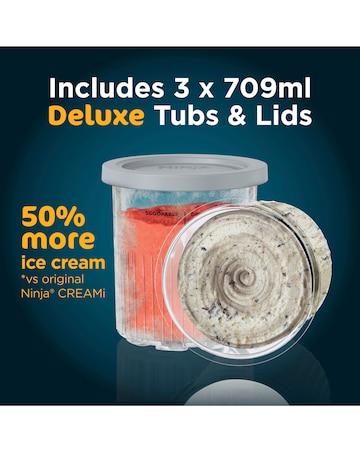 Ninja Creami NC501UK Deluxe Ice Cream and Frozen Dessert Maker