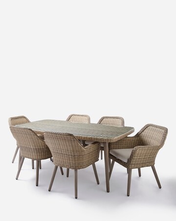 Sorrento 6-Seater Rattan Dining Set