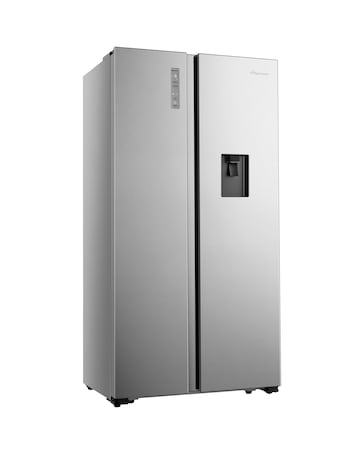 Fridgemaster MS91520DES American Fridge Freezer with Water Dispenser - Silver