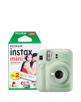 Fujifilm Instax Mini 12 Instant Camera with 20 Shot Film Pack - Mint Green